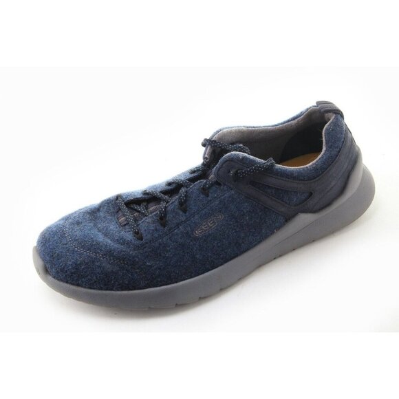 Keen Highland Arway Steel Blue Drizzle Wool Low Top Sneakers Sz 14